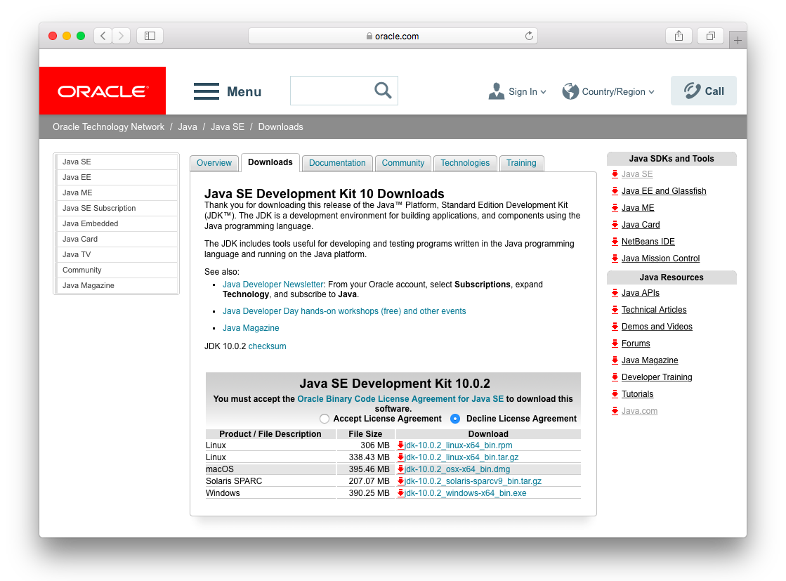 oracle jvm download for mac